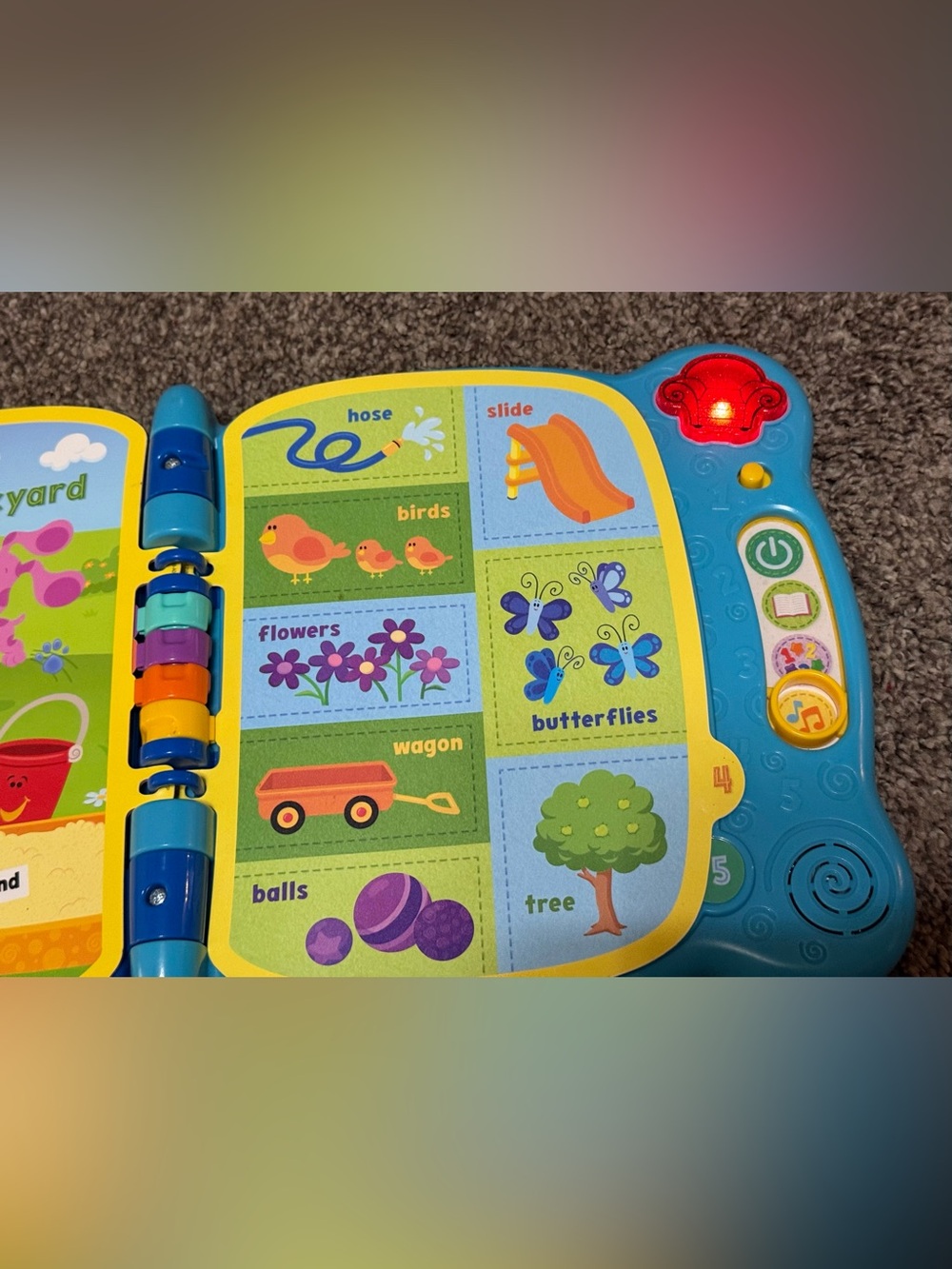 Blue's Clue 'Clue Into Words' Interactive Learning Book - Blue - Picture 4 of 6